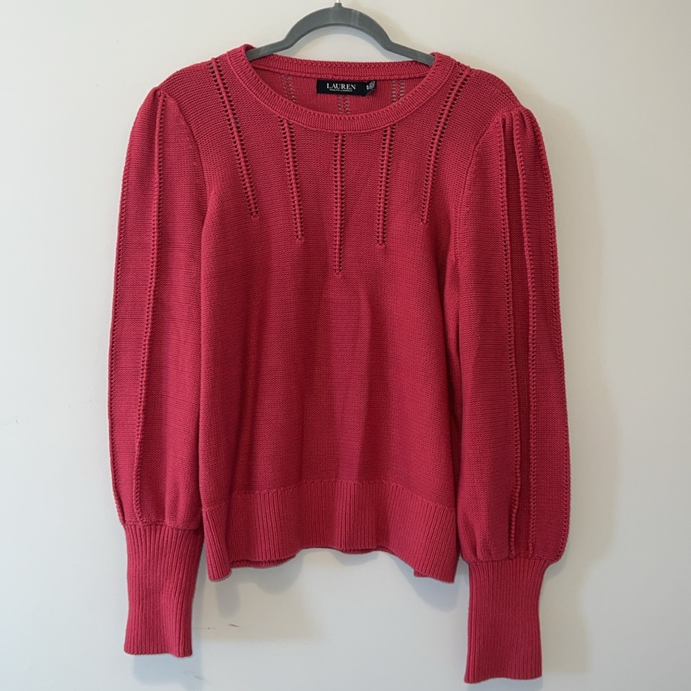 Lauren Ralph Lauren ✨ Pink Sweater Sz XL